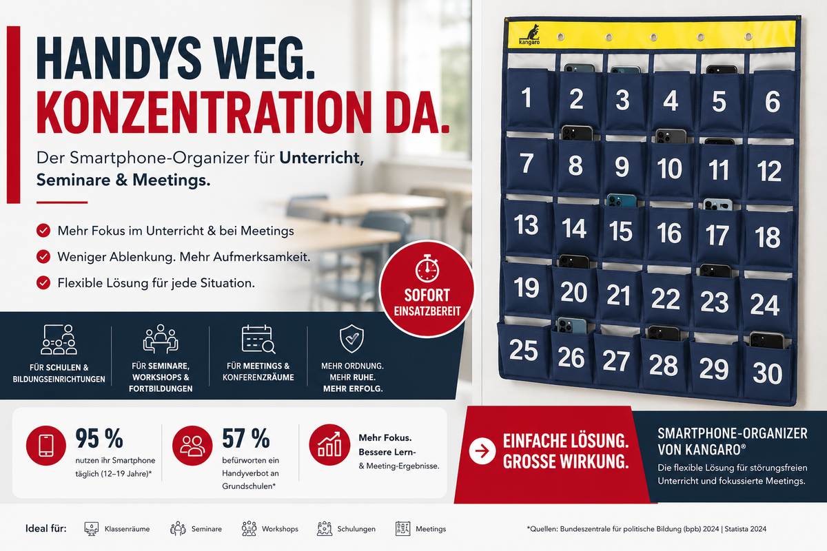 Handy Lösung für die Schule. Handy Aufbewahrungsort!