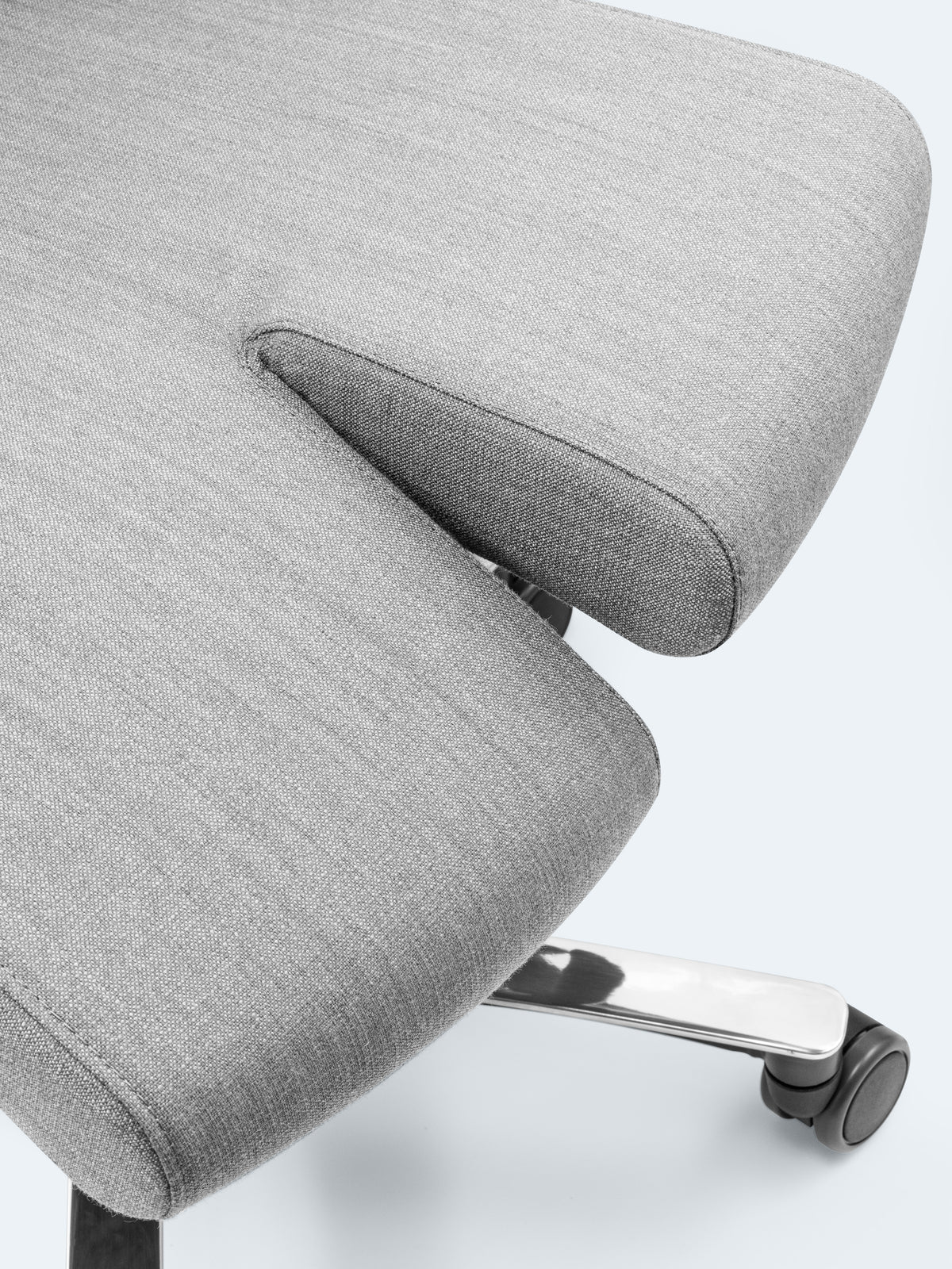 Löffler Arthrodesensitz mit geteilter und individuell neigbarer Sitzfläche