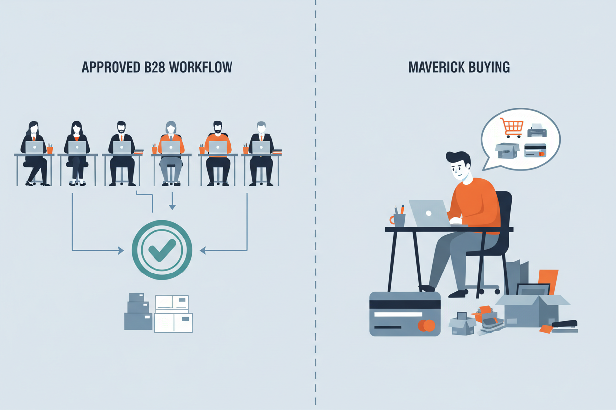Maverick Buying: Wenn Mitarbeitende am Einkauf vorbei bestellen