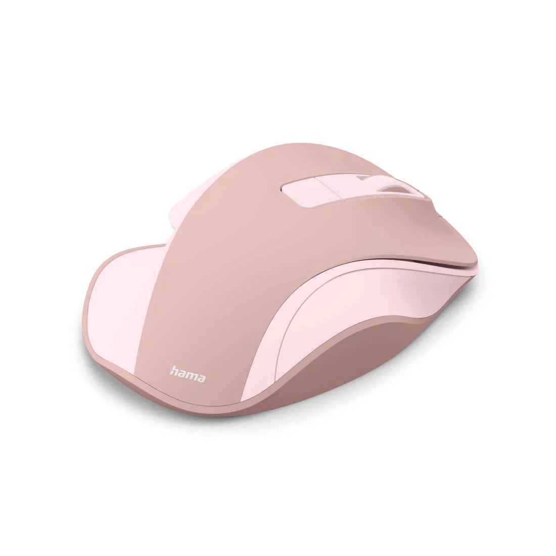 Hama WM-500 kabellose ergonomische Maus, komfortable Funkmaus für Büro und Homeoffice, seitliches Design und Scrollrad sichtbar