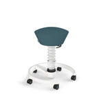 Aeris Swopper Bürostuhl mit Rollen in Weiß, ergonomischer und dynamischer Schreibtischstuhl für mehr Beweglichkeit und Komfort.