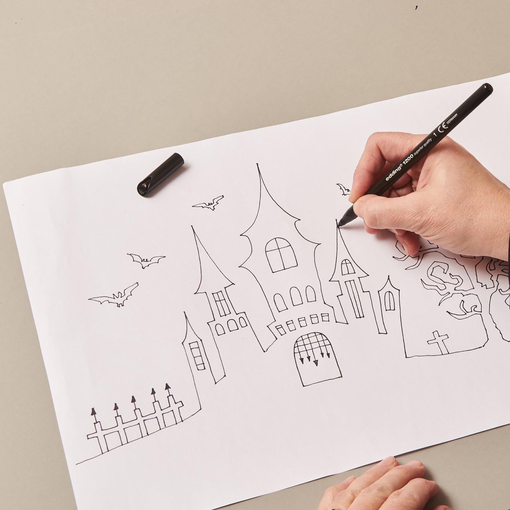 edding 1200 colourpen Fasermaler – Der Klassiker für präzise Skizzen und kreative Layouts – Produktbild 7