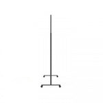 magnetoplan® Moderationstafel Design VarioPin schwarz, pulverbeschichtet