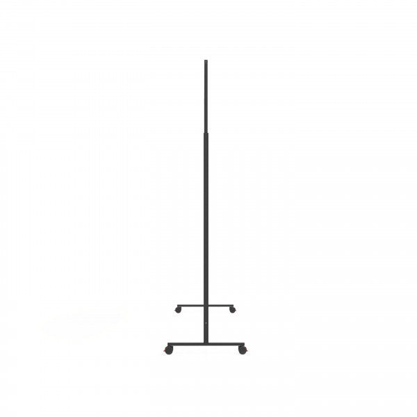 magnetoplan® Moderationstafel Design VarioPin schwarz, pulverbeschichtet