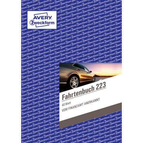 Avery Zweckform Fahrtenbuch 223 – Rechtssicherer km-Nachweis im DIN A5 Format – Produktbild 4