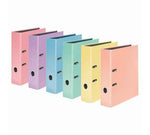 Moderner Falken PURE Pastell Ordner im minimalistischen Design, DIN A4, 80 mm Rücken, ideal für Akten und Dokumente.