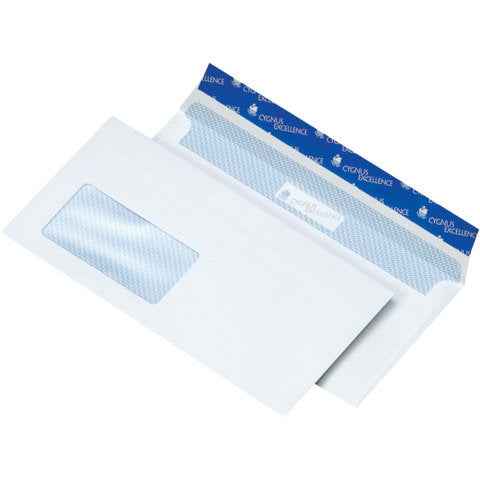 CYGNUS EXCELLENCE® Briefumschläge DIN Lang mit Fenster – Die edle Premium-Briefhülle für anspruchsvolle Geschäftspost