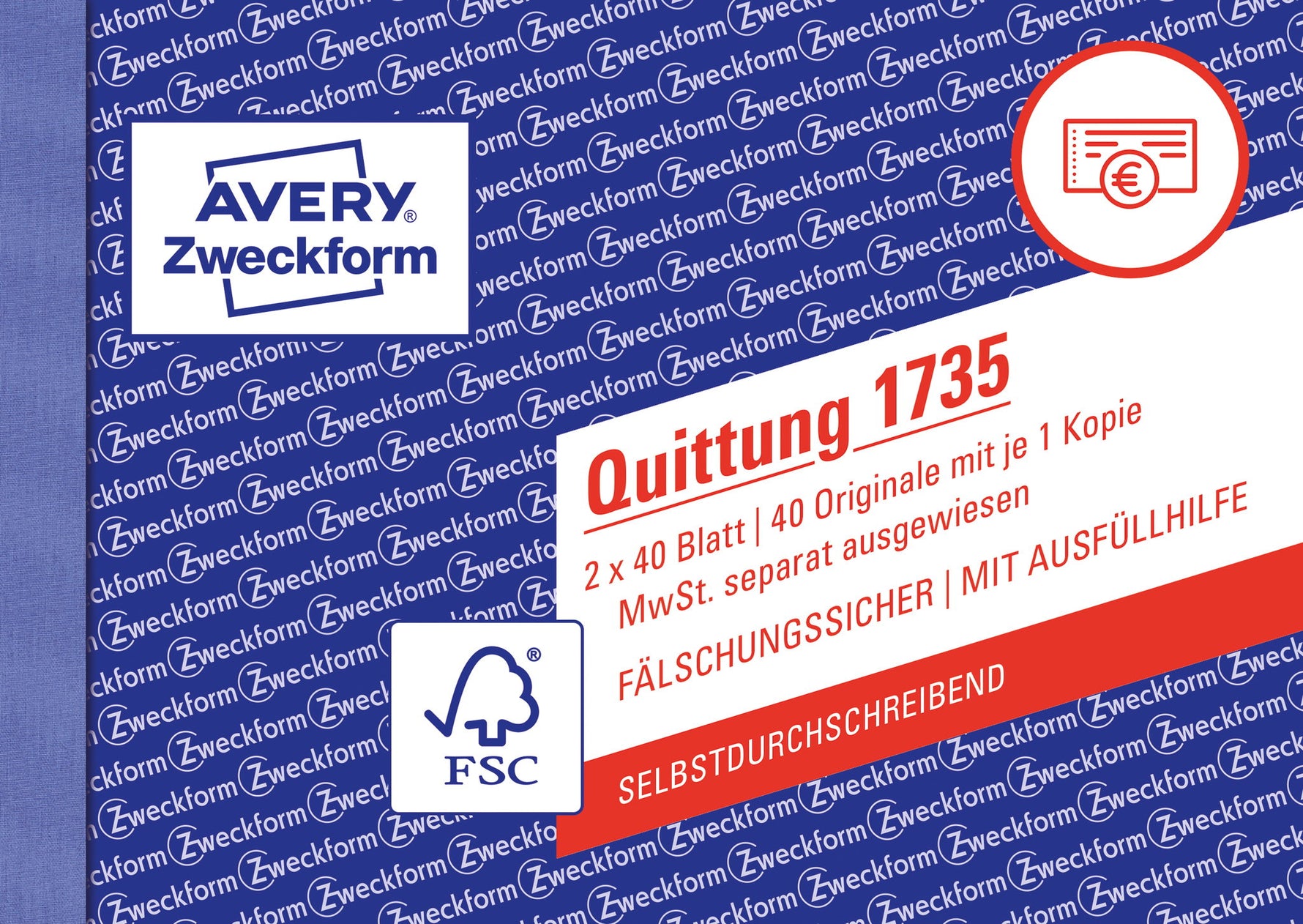 Avery Zweckform Quittung 1735 – Rechtssicher dokumentieren – Produktbild 4
