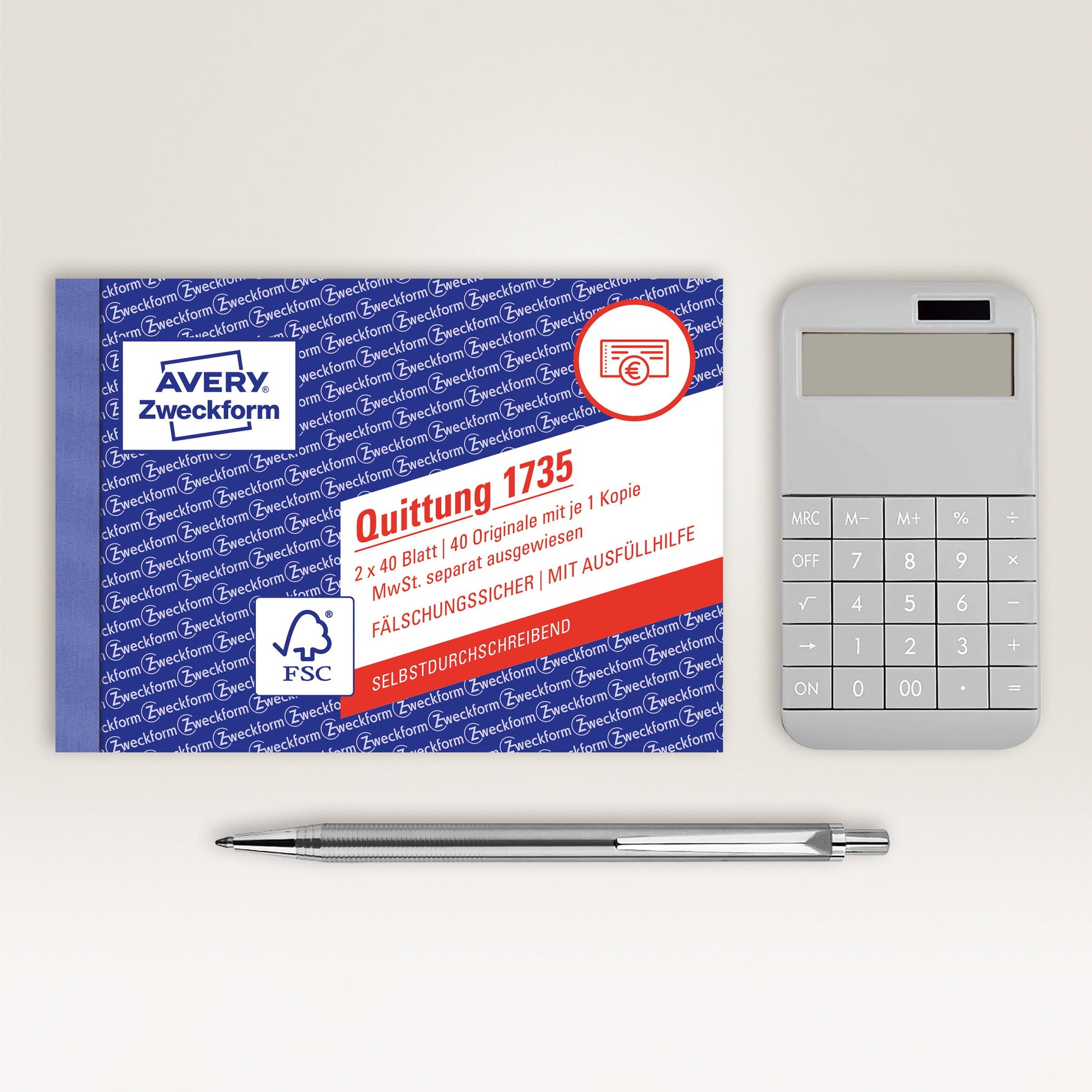 Avery Zweckform Quittung 1735 – Rechtssicher dokumentieren – Produktbild 6