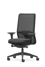 Interstuhl Wiepa Bürostuhl Classic 2.0 mit verstellbarer Lordosenstütze und ergonomischem Design, Standardansicht.