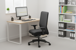 Interstuhl Wiepa Bürostuhl Classic 2.0 mit verstellbarer Lordosenstütze und ergonomischem Design, Standardansicht.