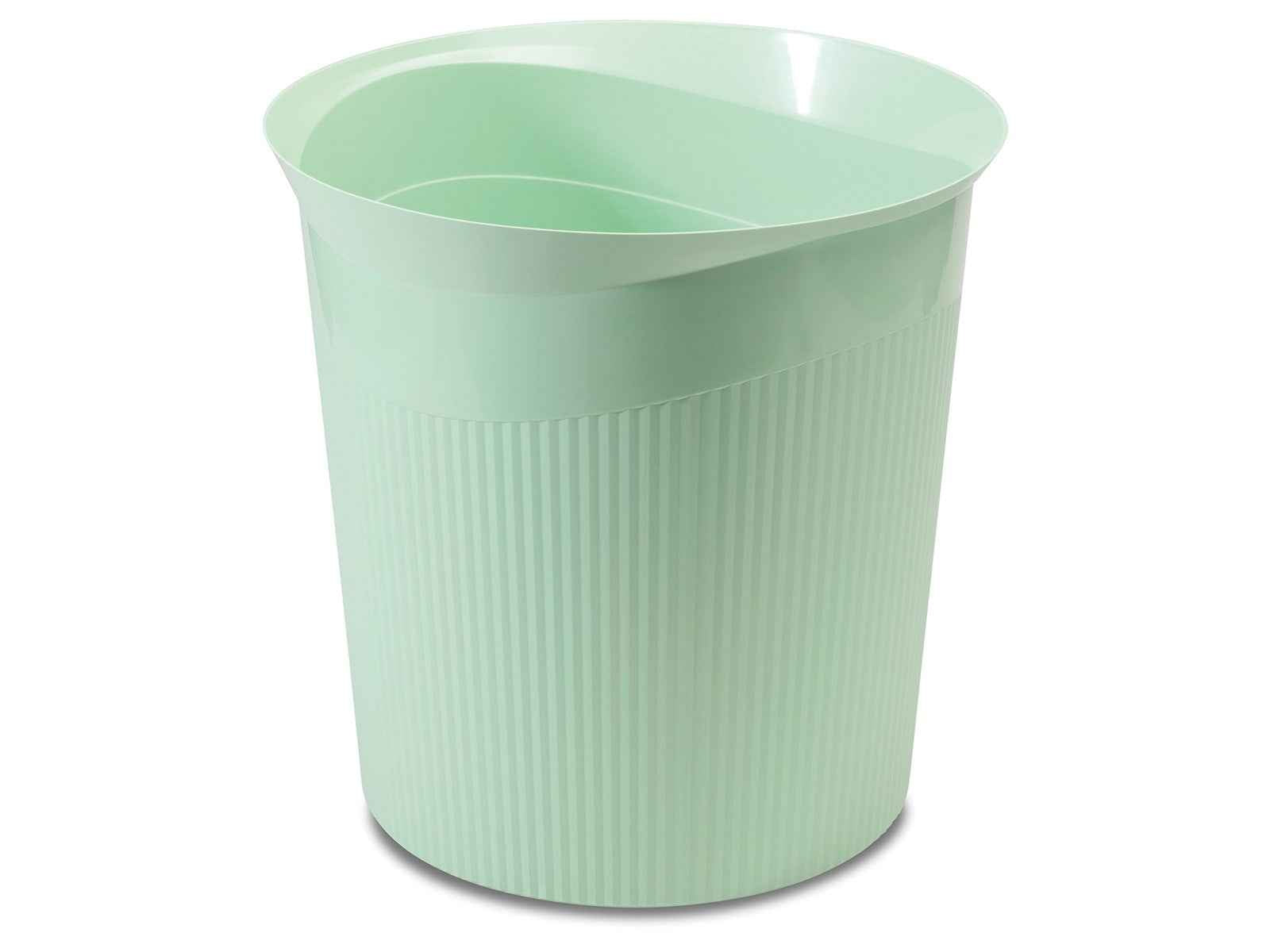 HAN Re-Loop Pastellfarben Papierkorb, 13 l, nachhaltiger Mülleimer für Büro und Homeoffice, mit pastellfarbenem Design