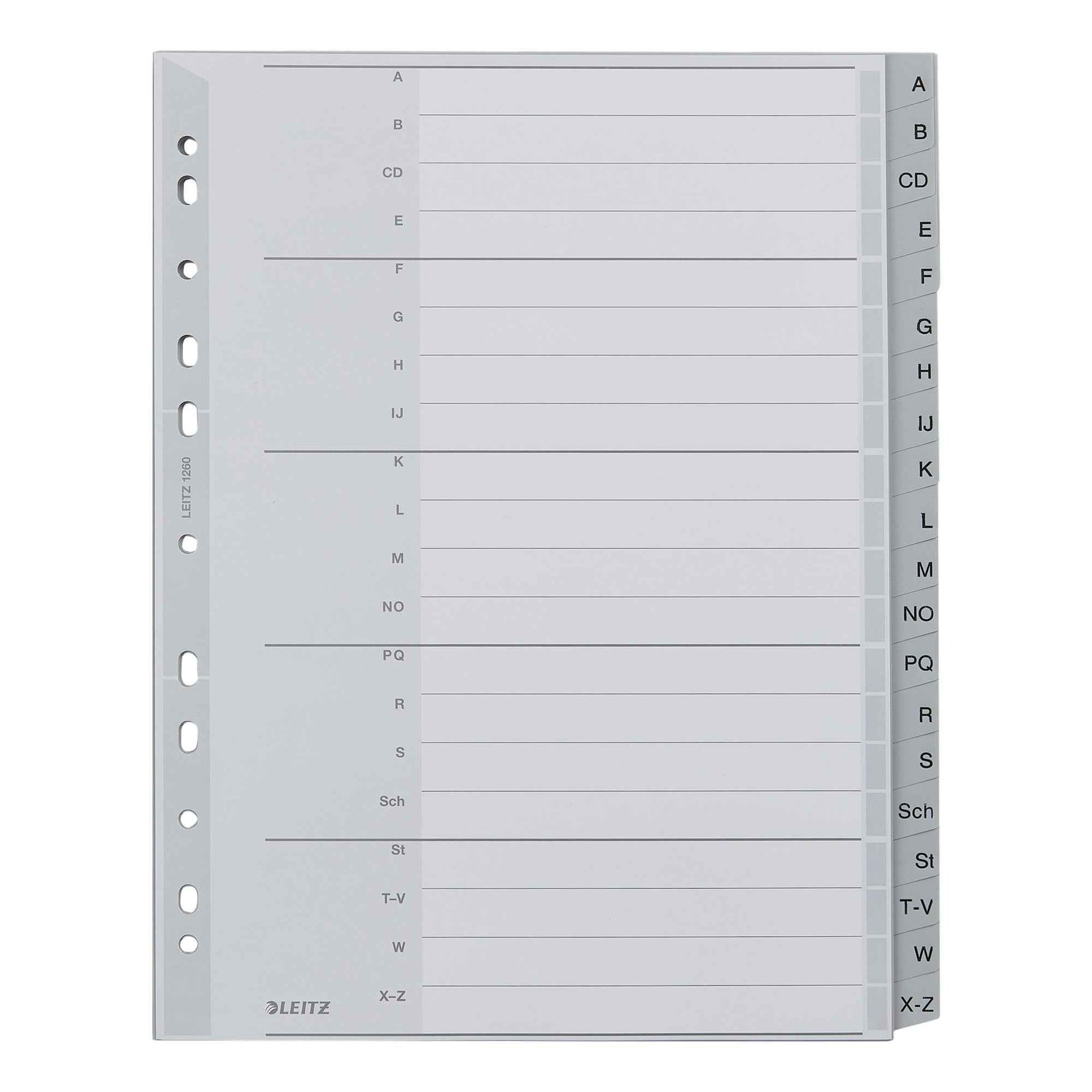 Leitz A-Z Register 23,8 x 29,7 cm (B x H)