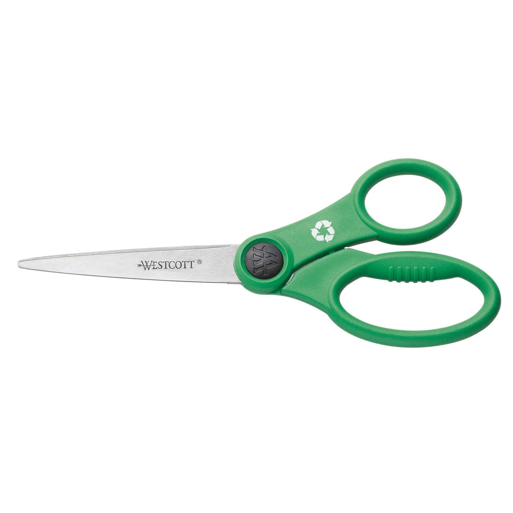 Westcott Universalschere Kleen Earth gerade, asymmetrisch, Langauge 180 mm