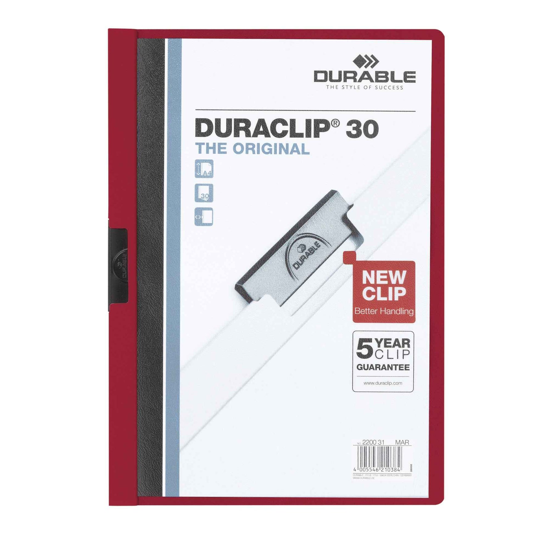 DURABLE Klemmmappe DURACLIP® 30