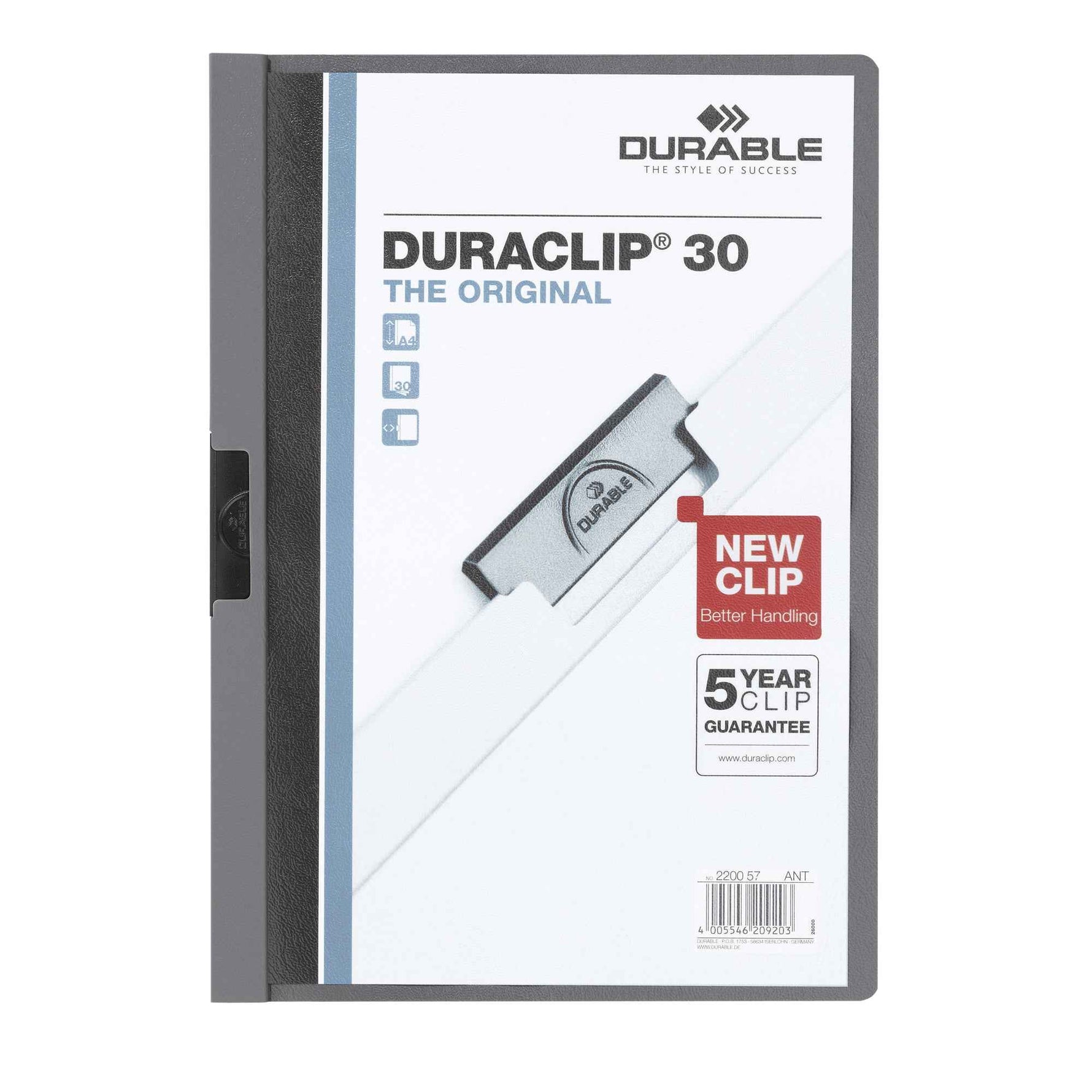 DURABLE Klemmmappe DURACLIP® 30
