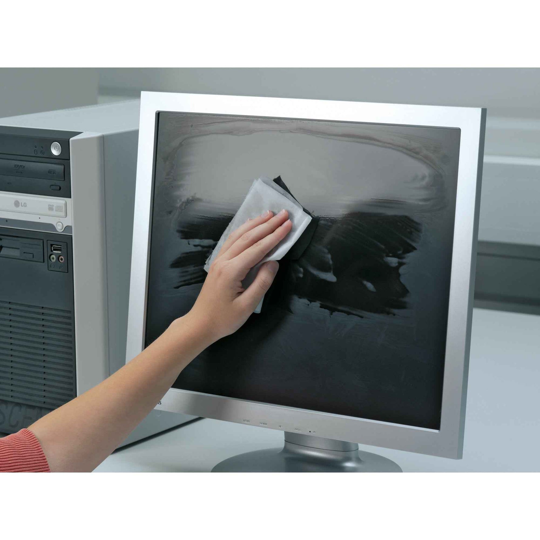 DURABLE Reinigungstuch SCREENCLEAN® BOX