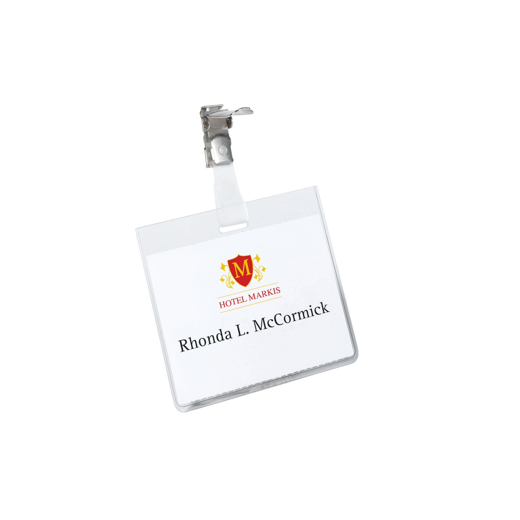 DURABLE Namensschild 90 x 60 mm (B x H) - 25 Stück - Wiepa Bürofachpartner