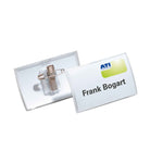 DURABLE Namensschild CLICK FOLD 75 x 40 mm (B x H) Kombiklemme