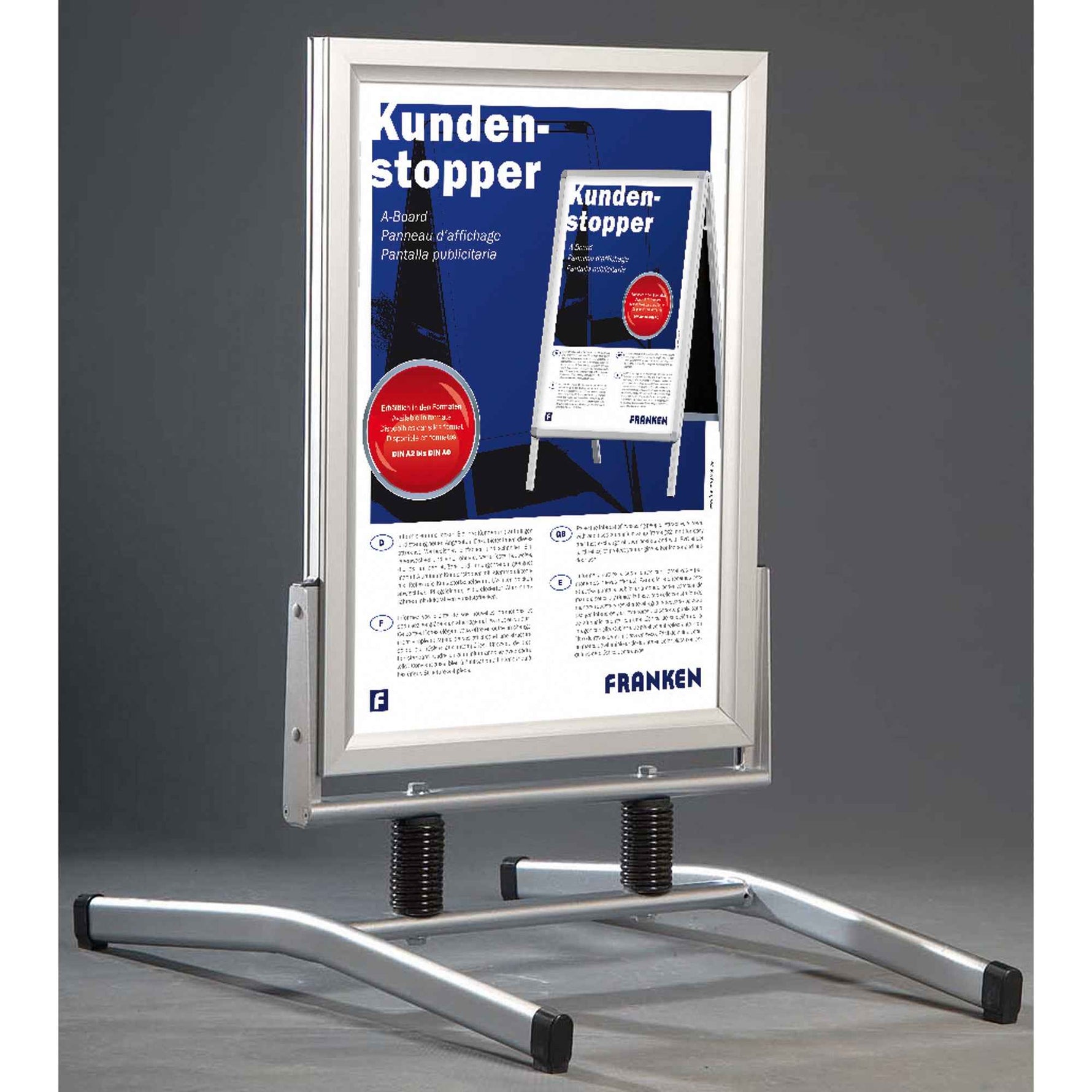 FRANKEN Kundenstopper Outdoor Plus DIN A1