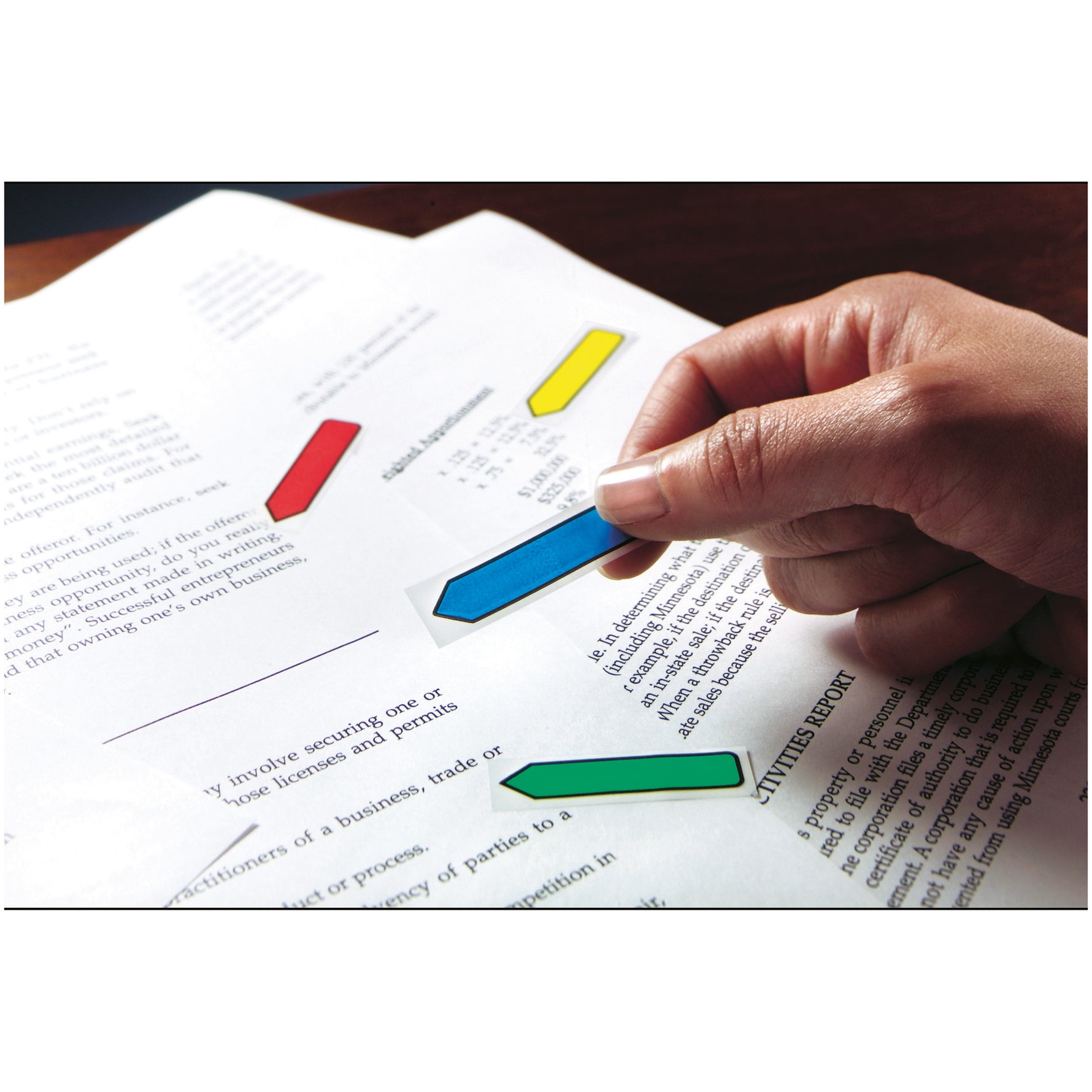 Post-it® Haftstreifen Index Pfeile 4 Block/Pack. - Wiepa Bürofachpartner