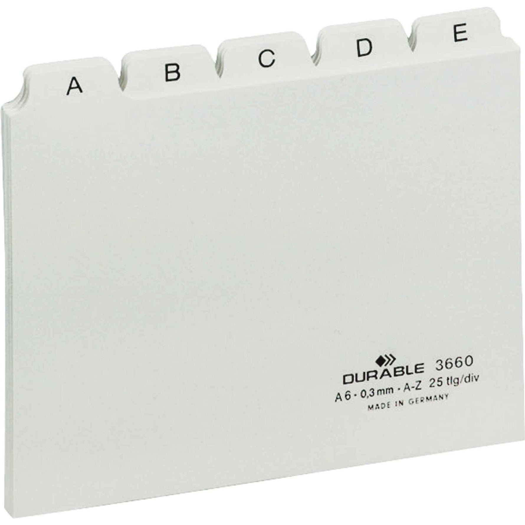 DURABLE Leitkarte DIN A6 quer