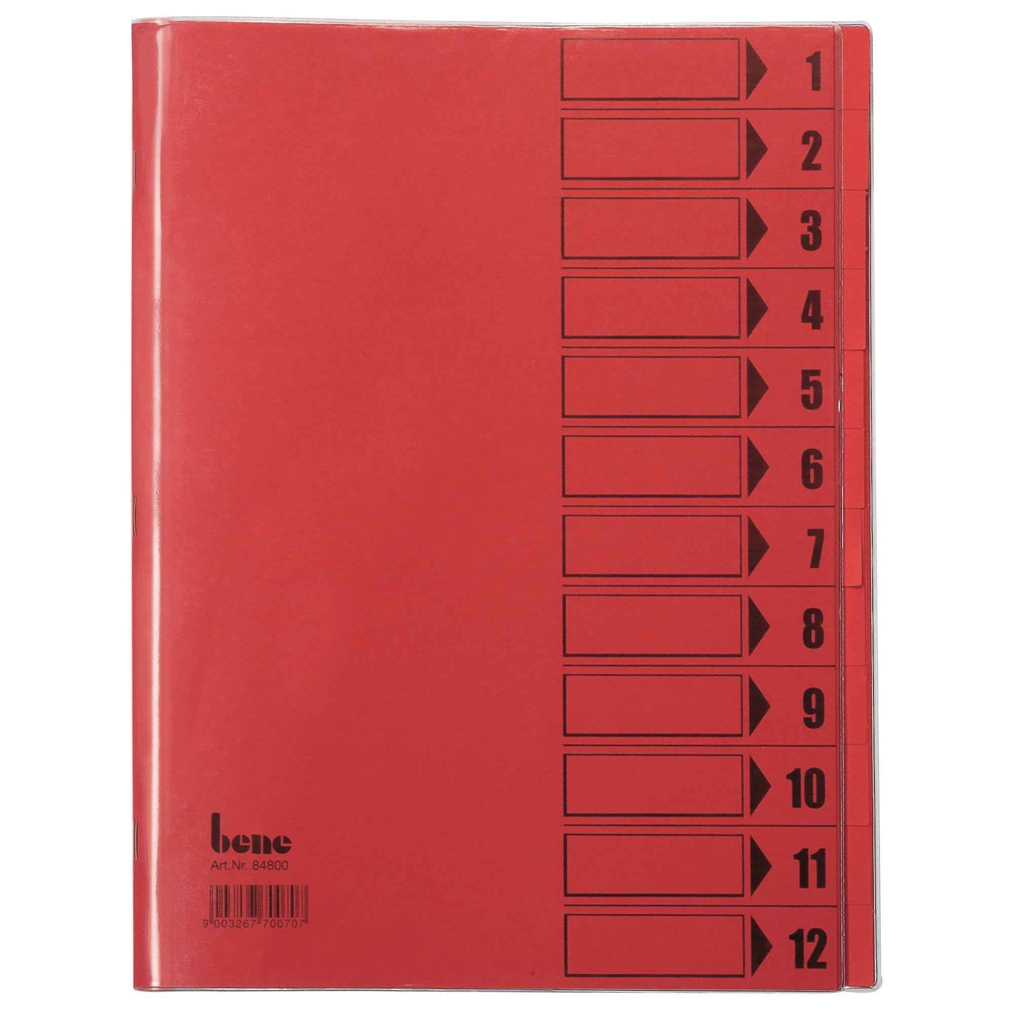 Bene Ordnungsmappe 230 g/m² 12 Fächer