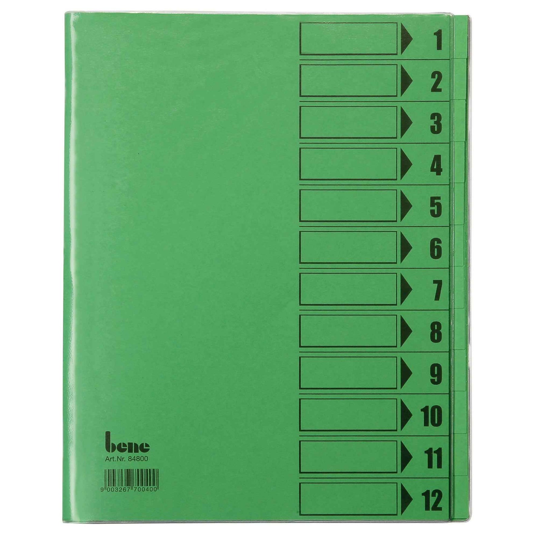 Bene Ordnungsmappe 230 g/m² 12 Fächer