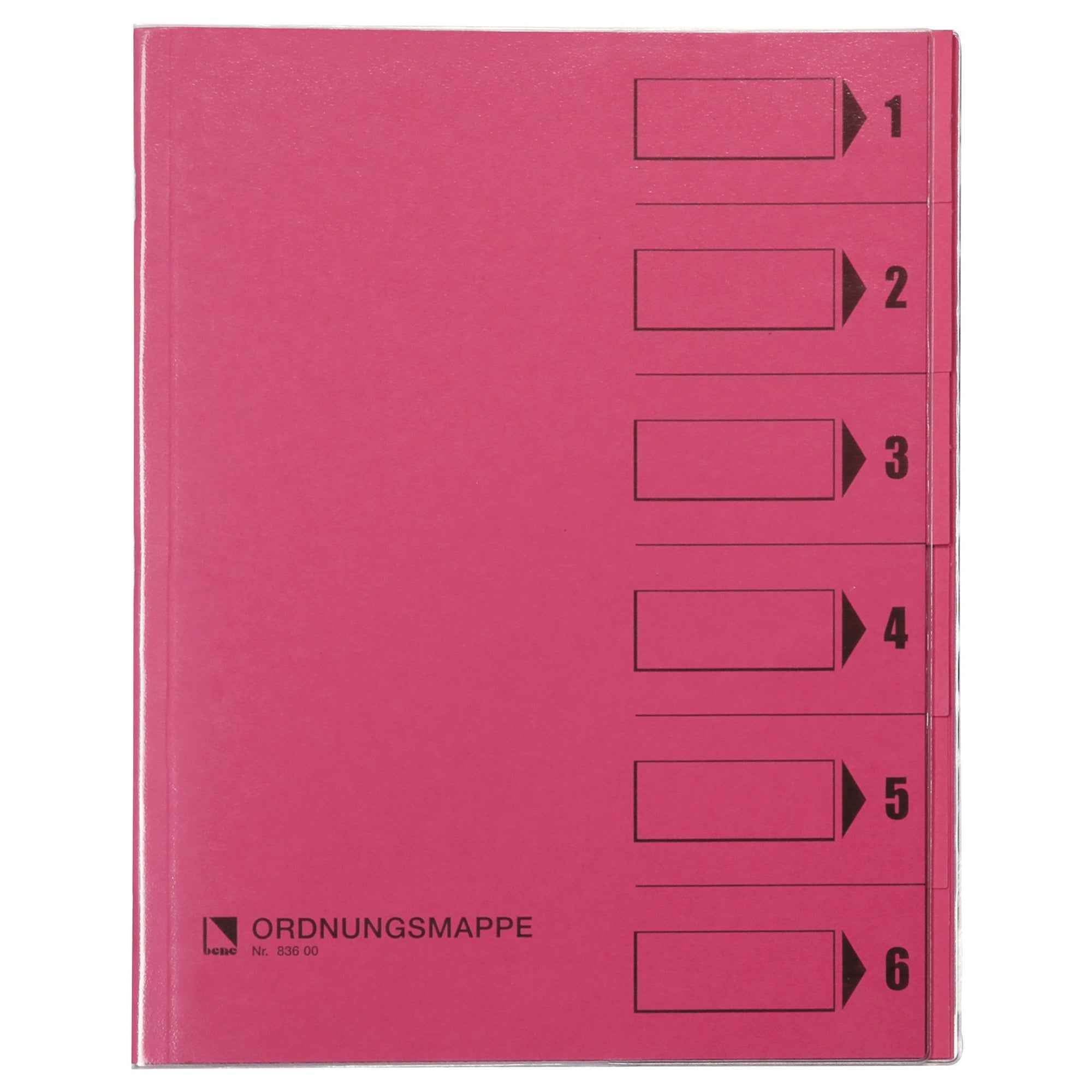 Bene Ordnungsmappe 250 g/m² 6 Fächer
