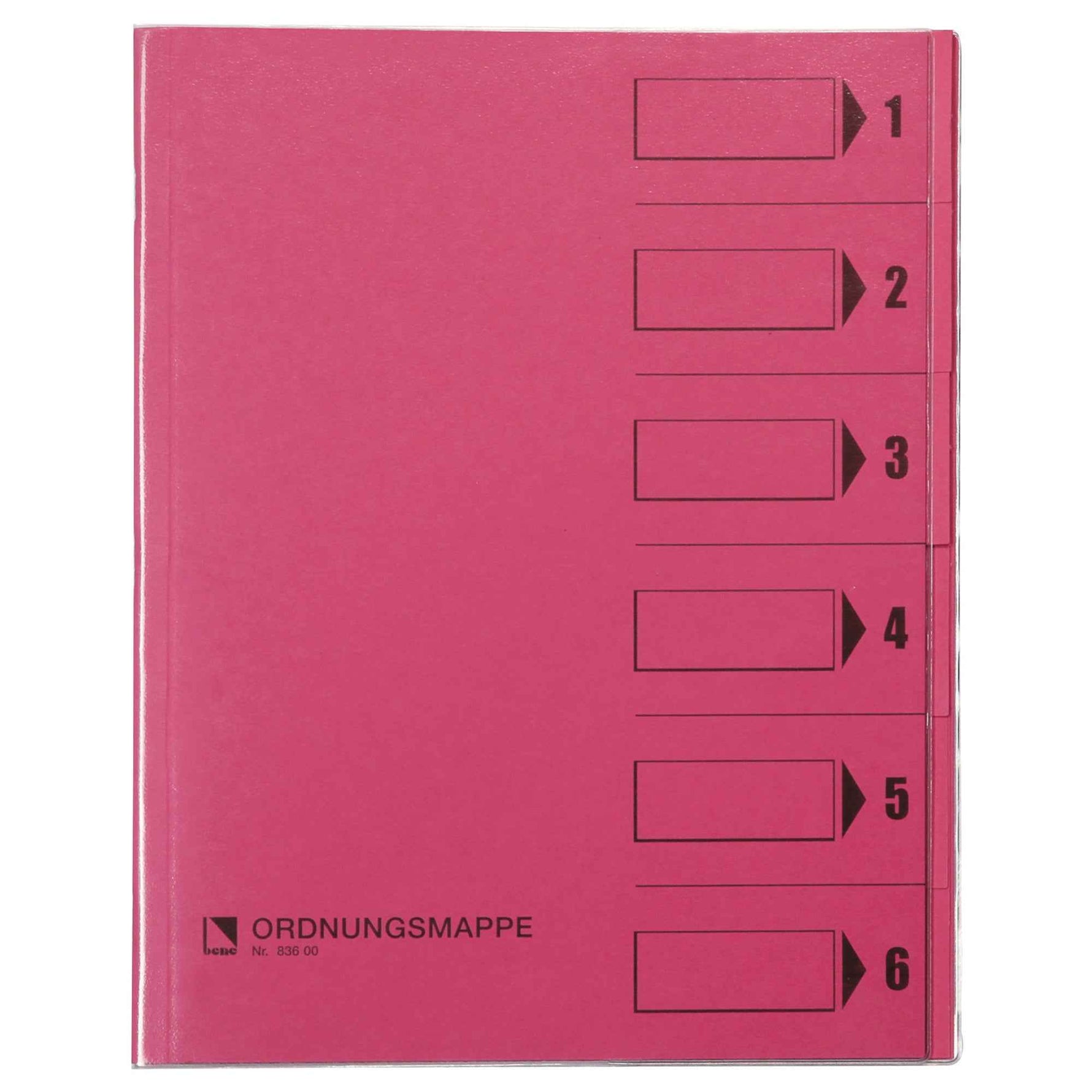 Bene Ordnungsmappe 250 g/m² 6 Fächer
