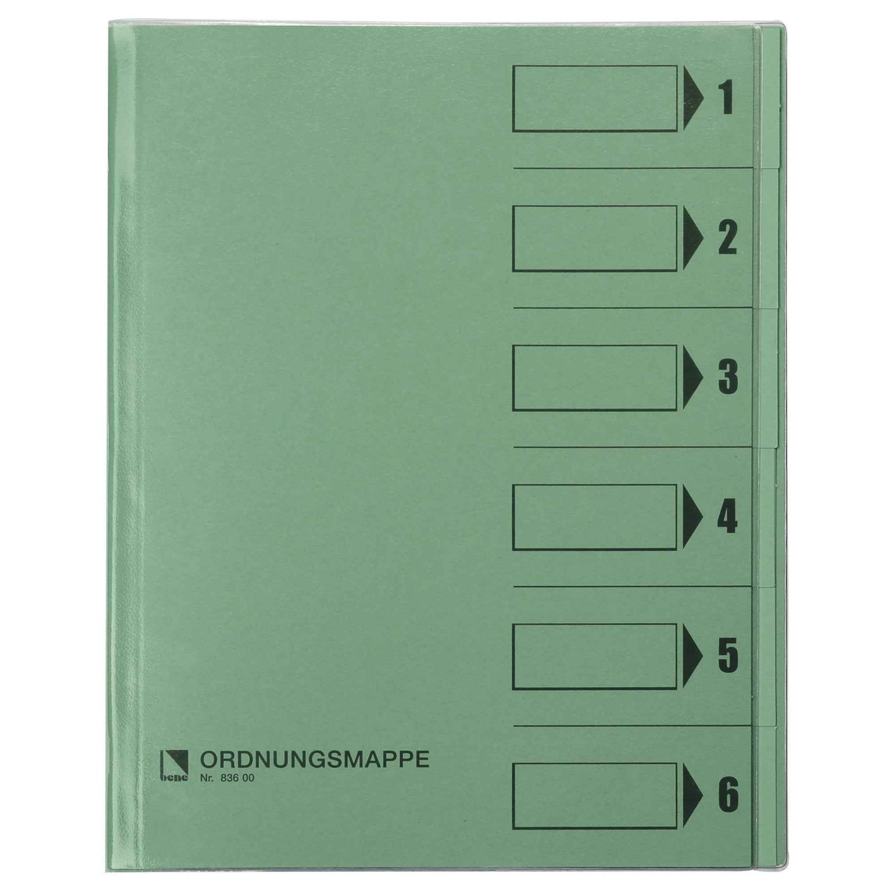 Bene Ordnungsmappe 250 g/m² 6 Fächer