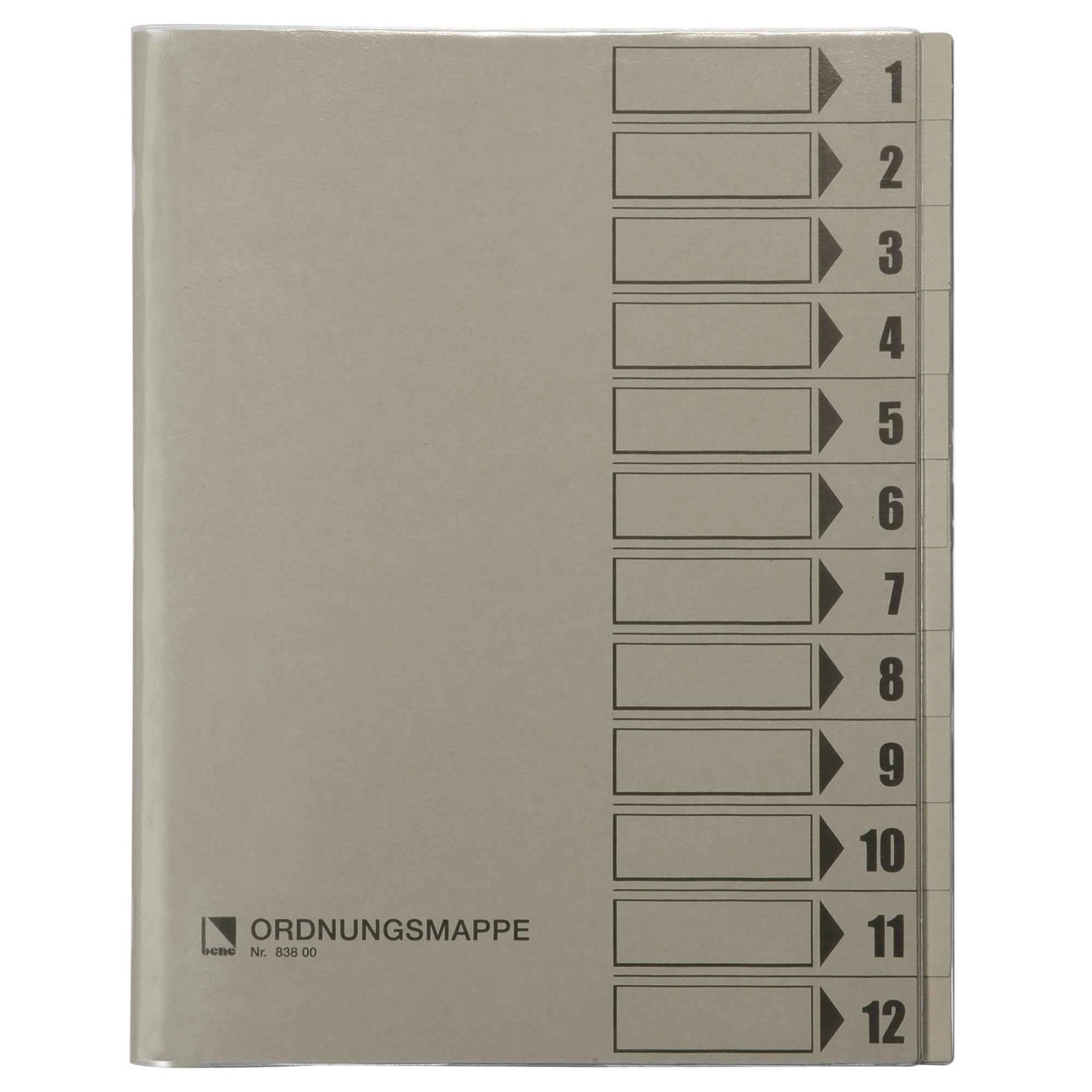 Bene Ordnungsmappe 250 g/m² 12 Fächer