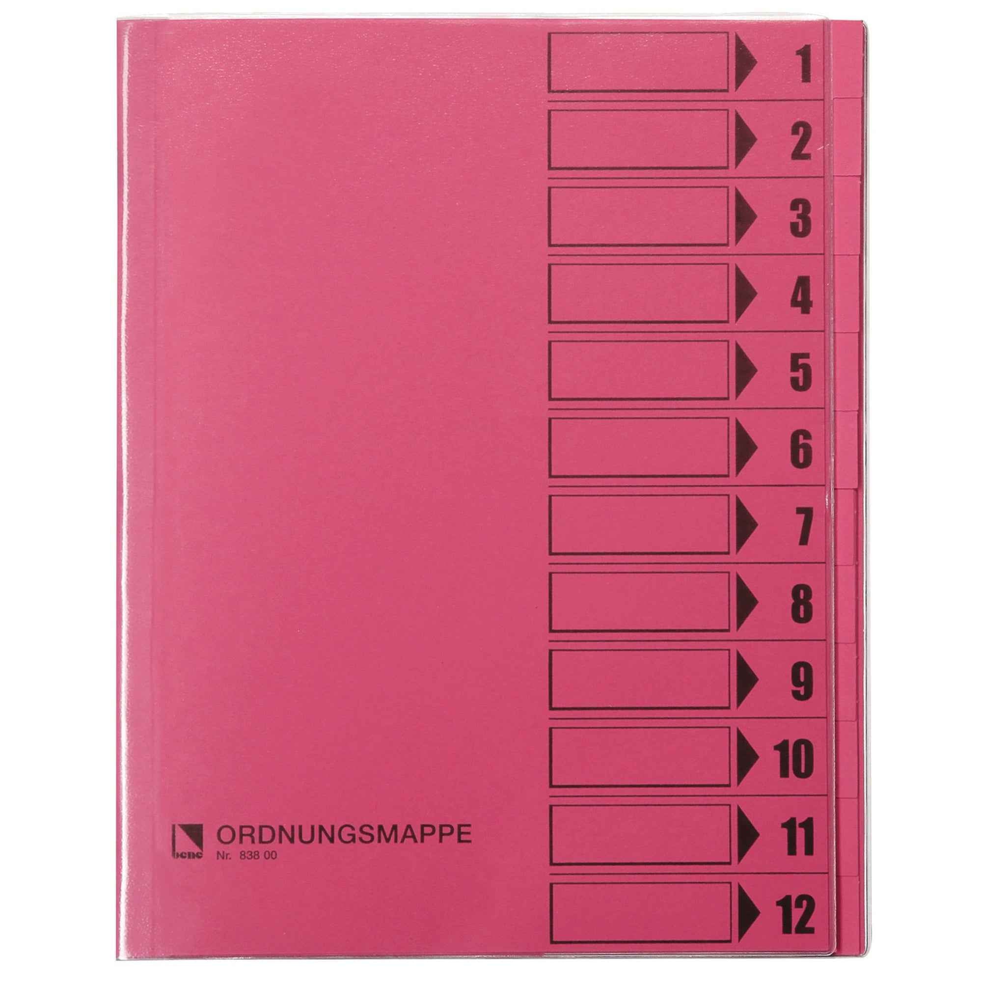 Bene Ordnungsmappe 250 g/m² 12 Fächer