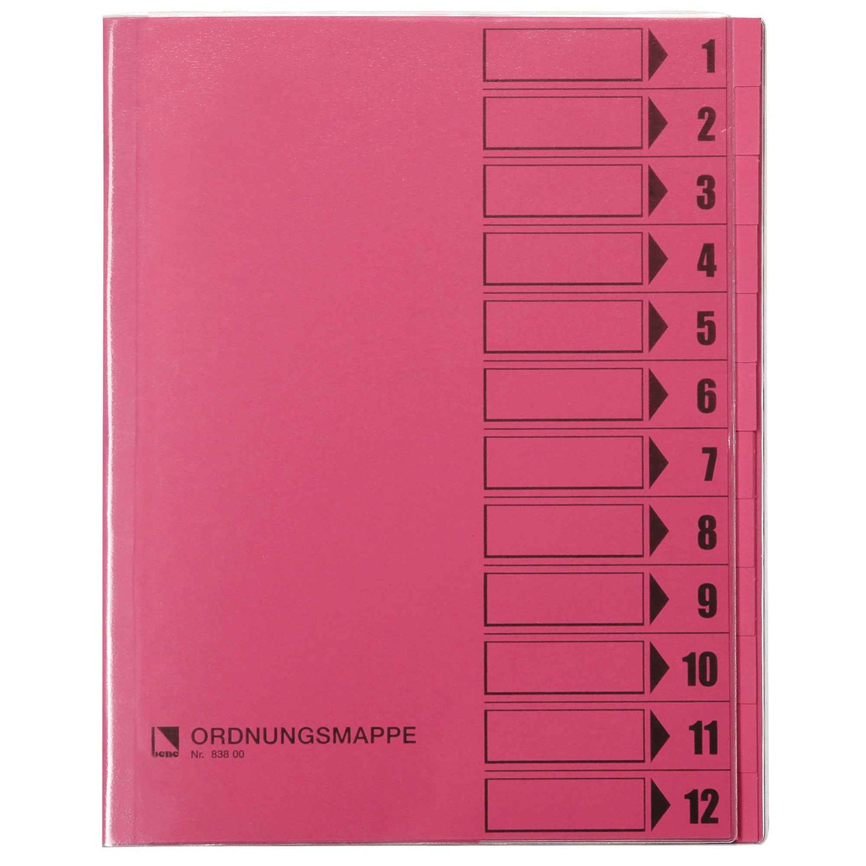 Bene Ordnungsmappe 250 g/m² 12 Fächer