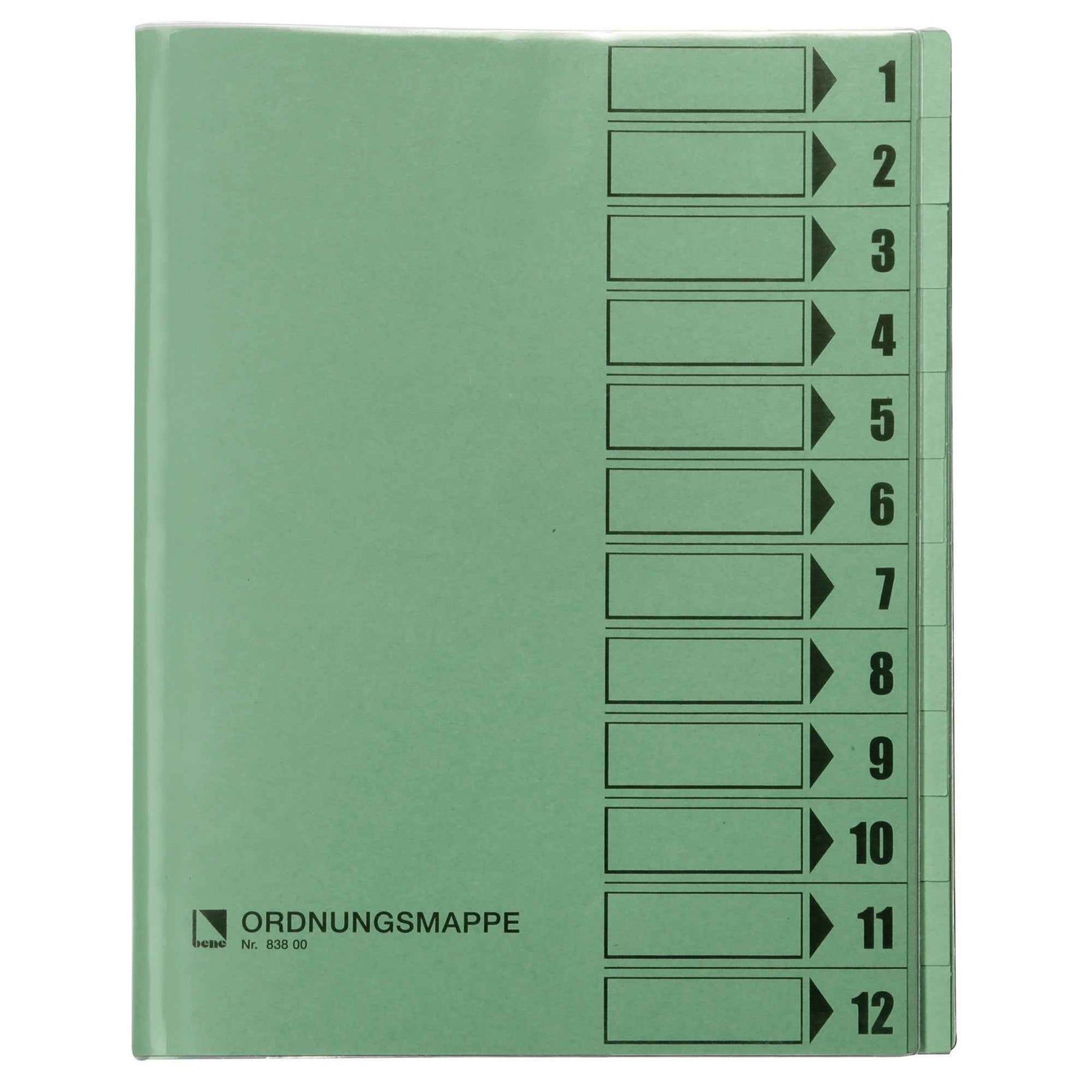 Bene Ordnungsmappe 250 g/m² 12 Fächer