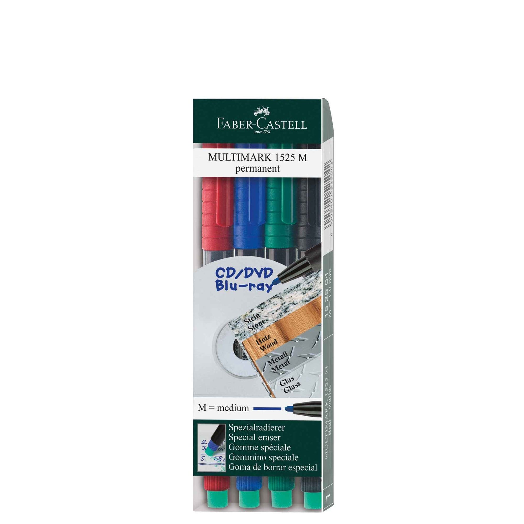 Faber-Castell Folienstift MULTIMARK 1525 4 St./Pack.