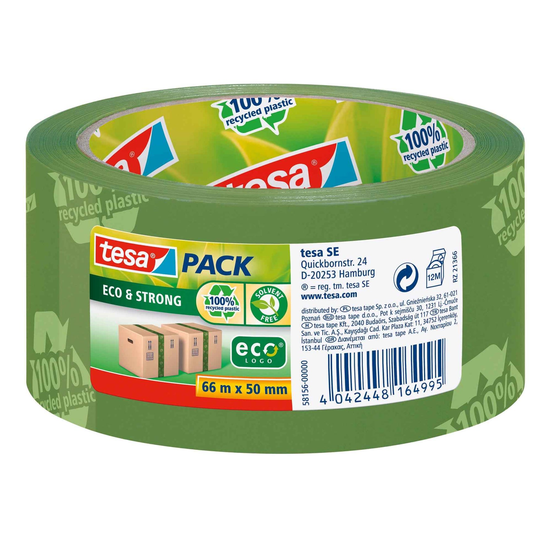 tesa® Packband tesapack® Eco & Strong mit Aufdruck