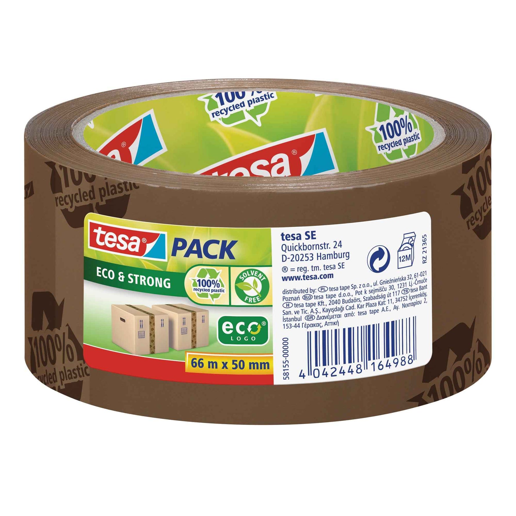 tesa® Packband tesapack® Eco & Strong mit Aufdruck
