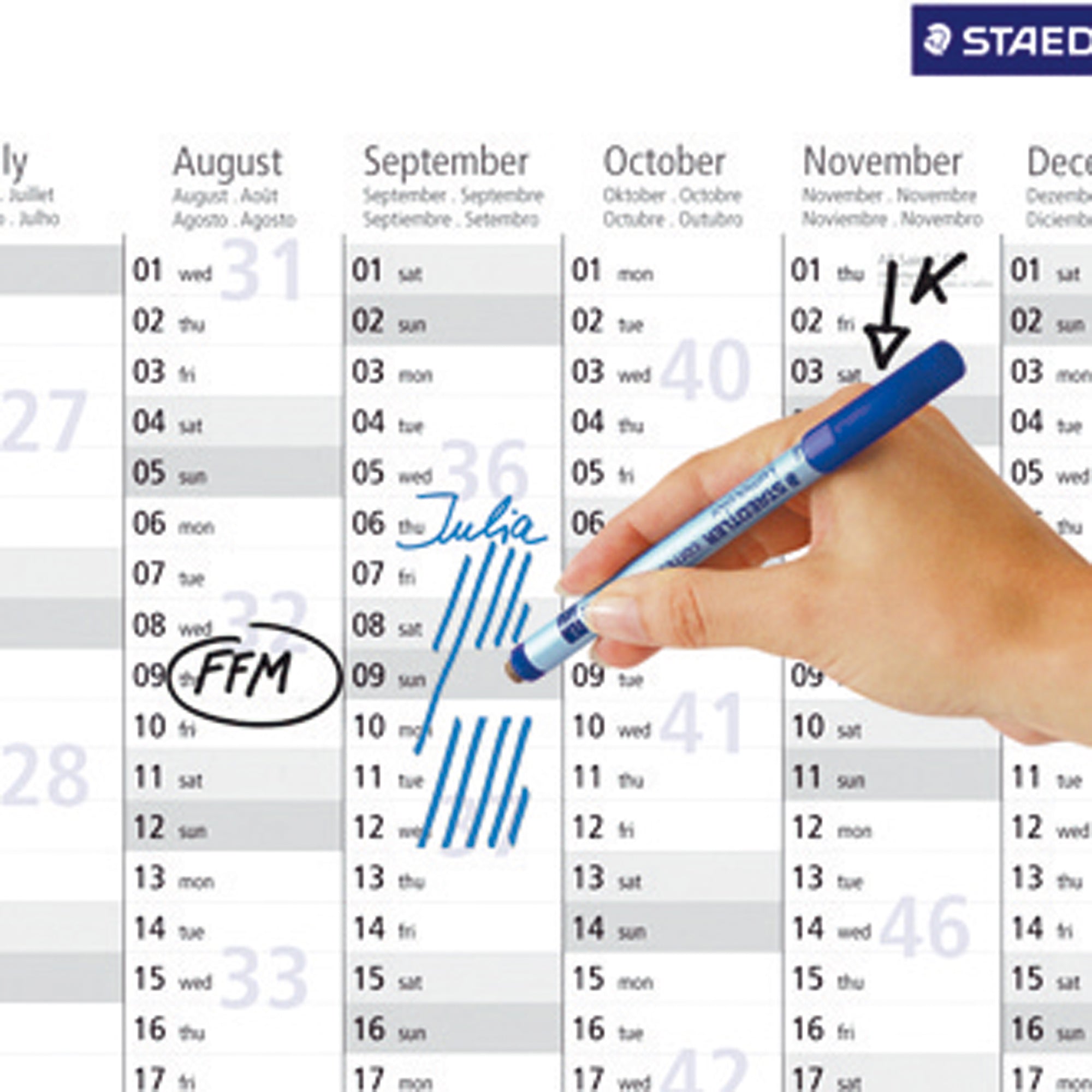 STAEDTLER® Folienstift Lumocolor® correctable 305 1 mm - Wiepa Bürofachpartner