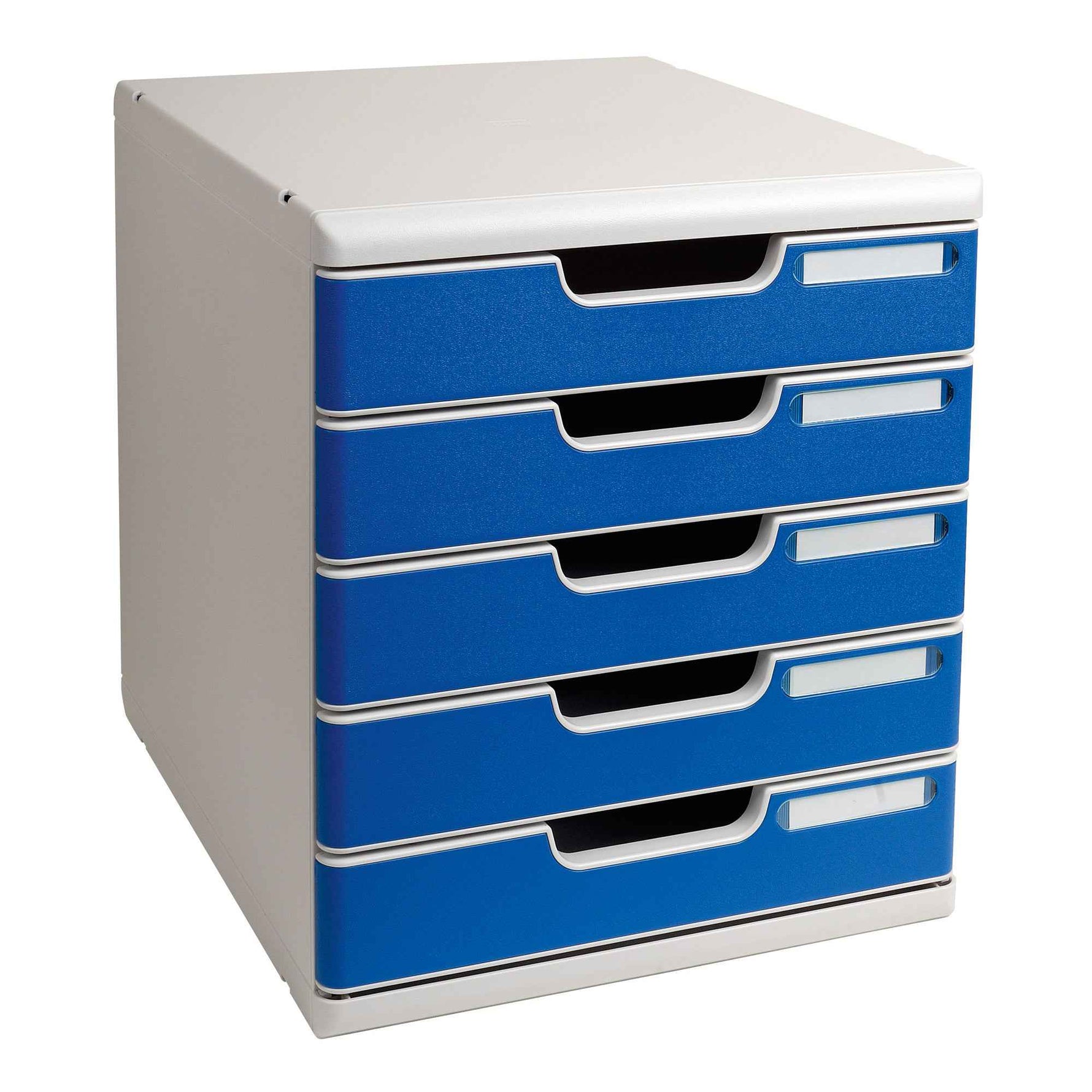Exacompta Schubladenbox MODULO Office 5 Schubladen geschlossen DIN A4+ lichtgrau