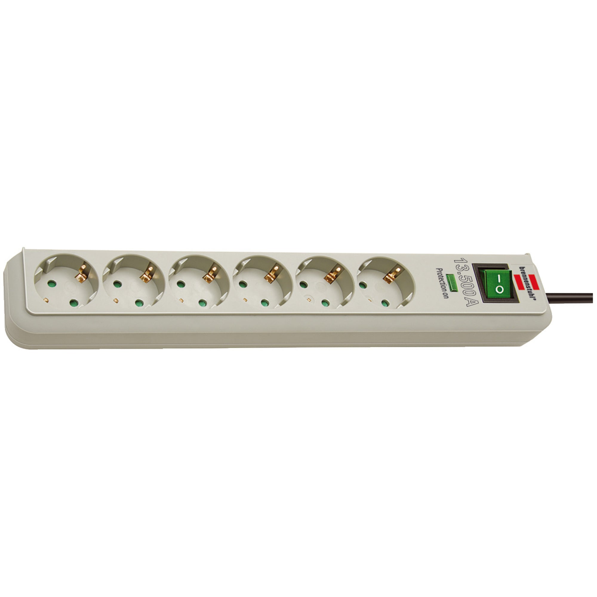 brennenstuhl® Steckdosenleiste Eco-Line PC-grau - Wiepa Bürofachpartner