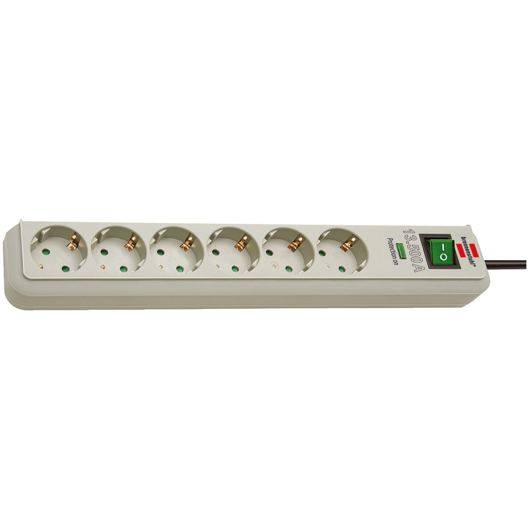 brennenstuhl® Steckdosenleiste Eco-Line PC-grau - Wiepa Bürofachpartner