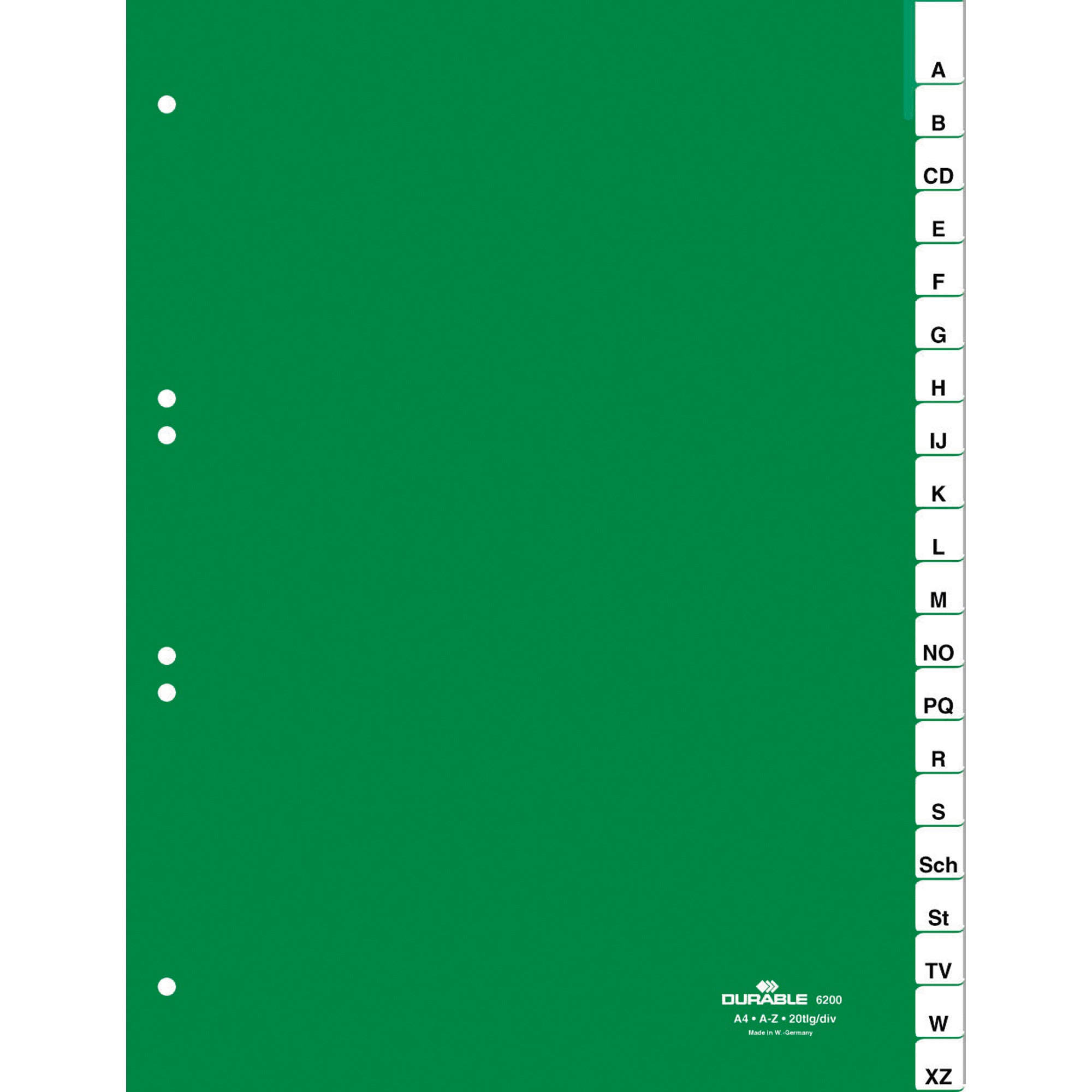 DURABLE A-Z Register - Wiepa Bürofachpartner