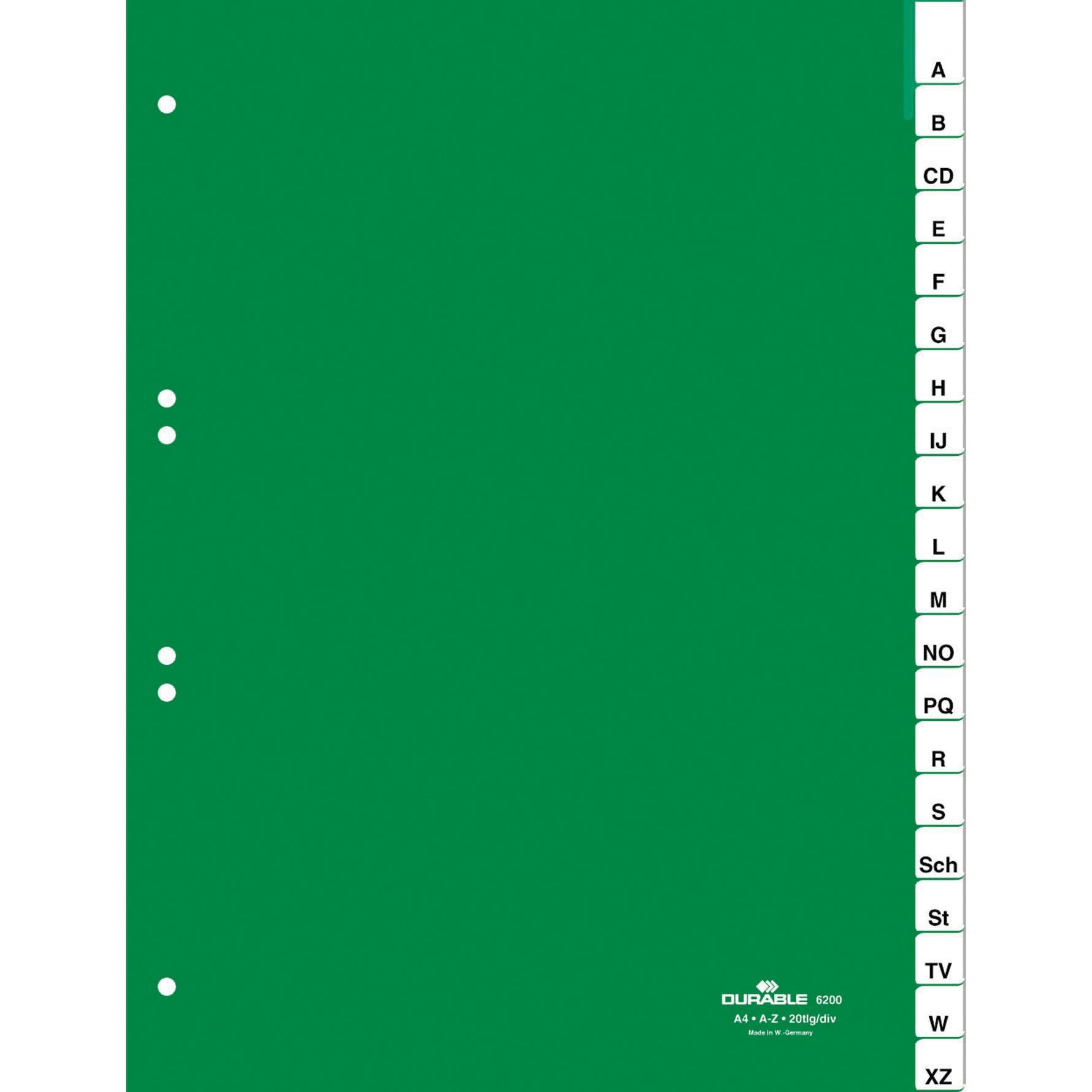 DURABLE A-Z Register - Wiepa Bürofachpartner