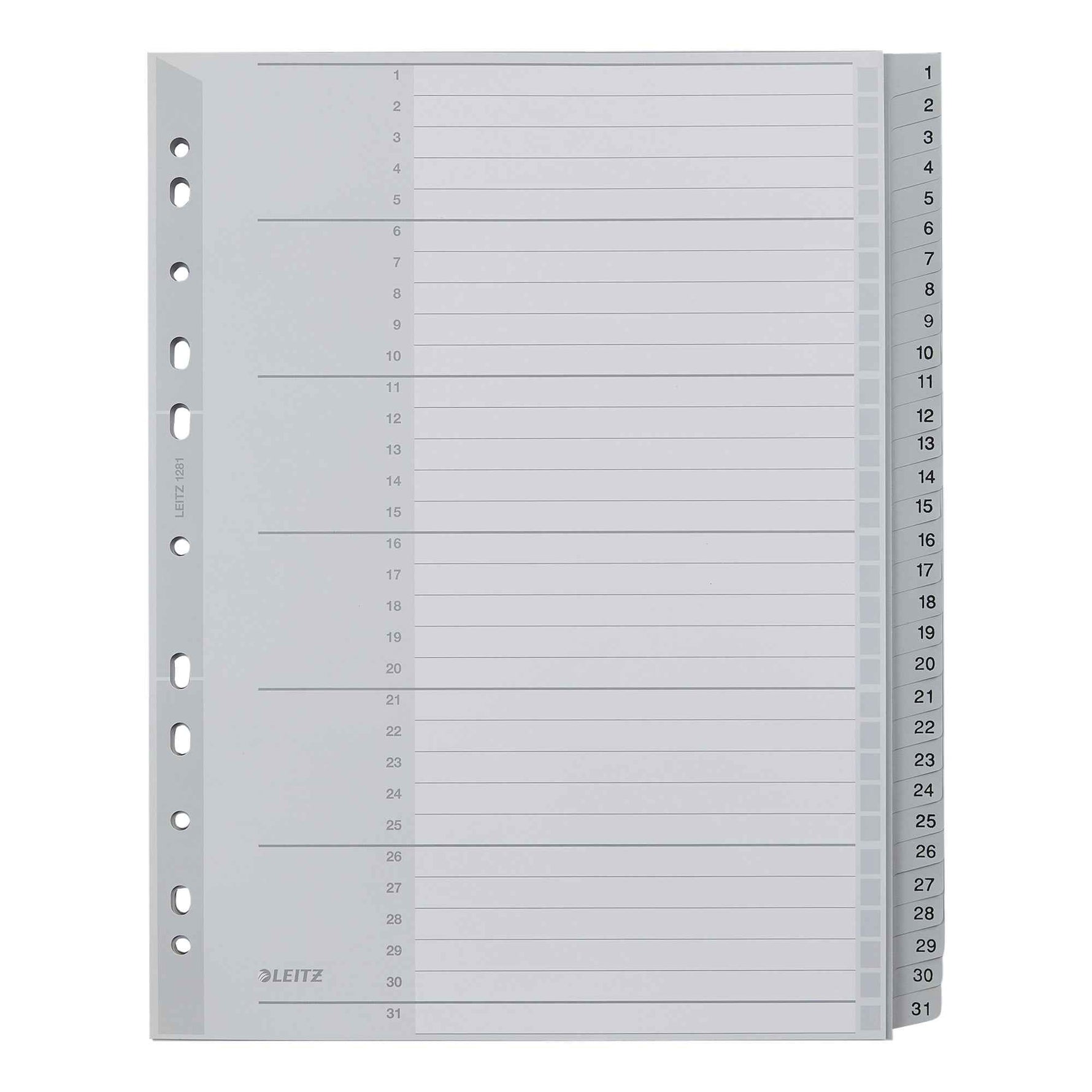 Leitz Zahlenregister 1-31