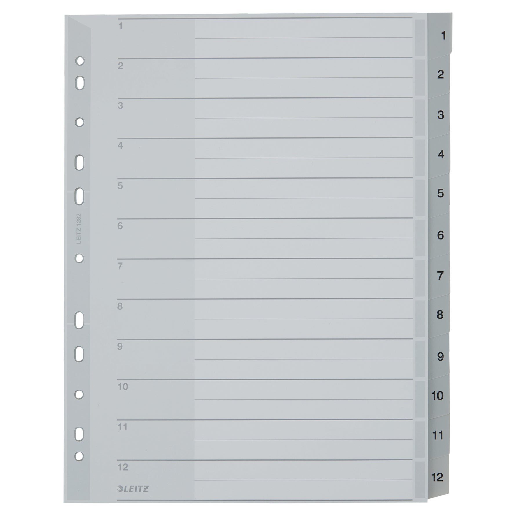 Leitz Zahlenregister 1-12 - Wiepa Bürofachpartner