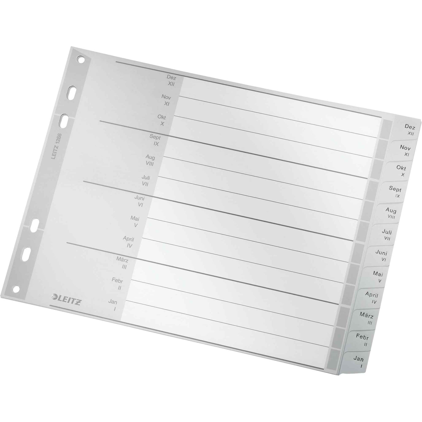 Leitz Monatsregister