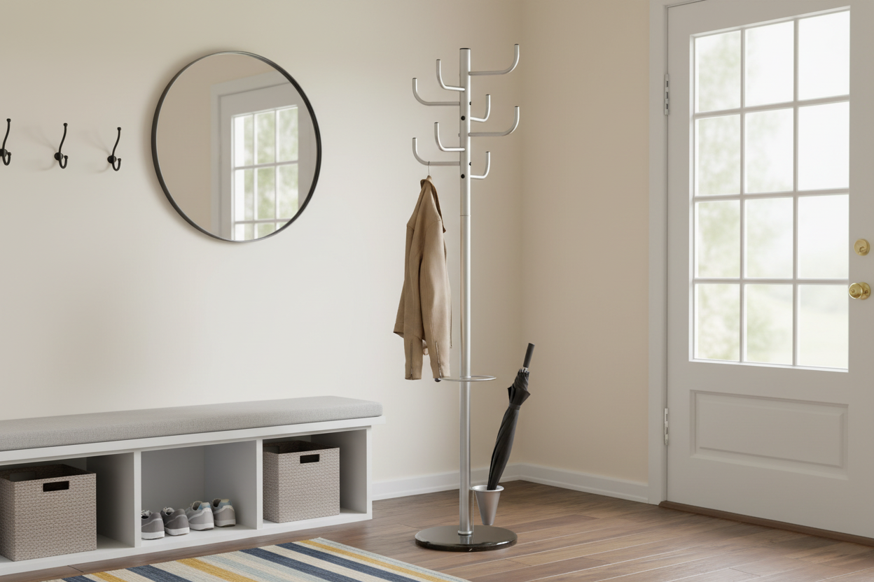 ALCO Garderobenständer 37,5 x 172 cm (Ø x H) 8 Haken – Produktbild 2