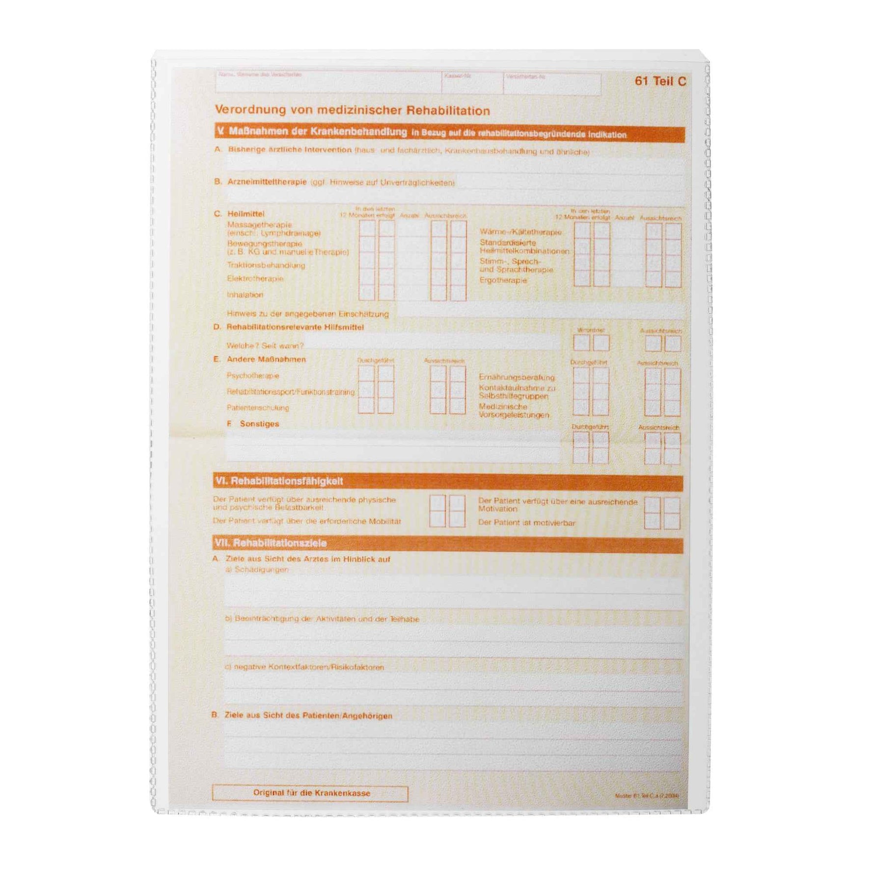 DURABLE Ausweishülle 148 x 210 mm (B x H) oben offen