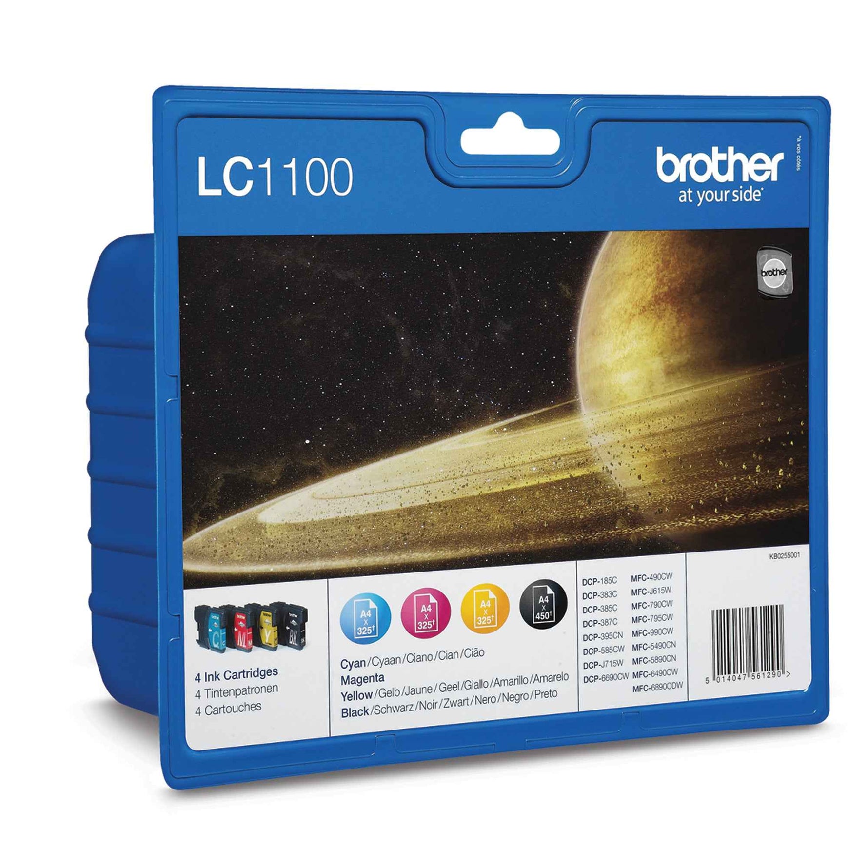 Brother Tintenpatrone LC-1100 schwarz, cyan, magenta, gelb